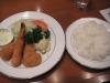 須田町食堂で夕食